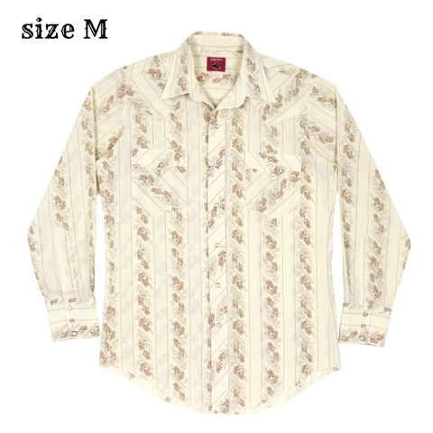 Vintage Chute #1 Floral Western Shirt Size M