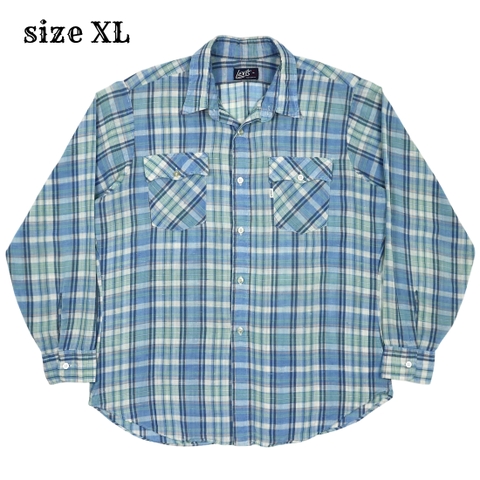 Vintage 80s Levi's Plaid Shirt Size XL