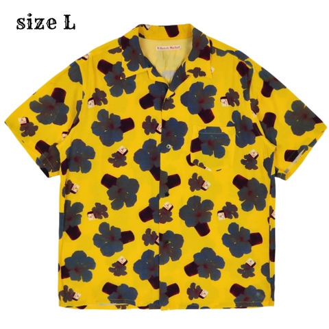 HRM Japan Made Rayon Hawaiian Shirt Size L