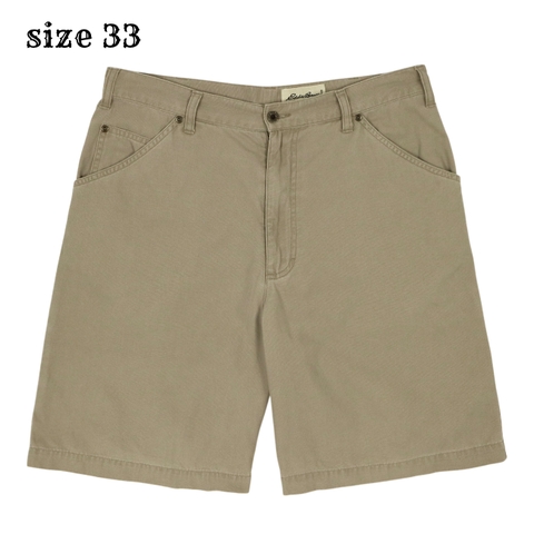 Eddie Bauer Canvas Carpenter Shorts Size 33