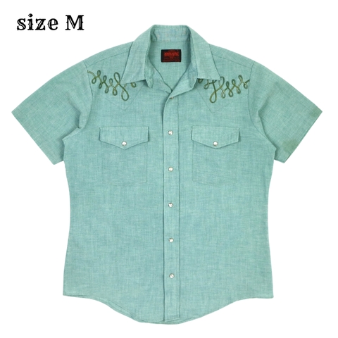 Vintage 70s Stir-ups USA Western Shirt Size M