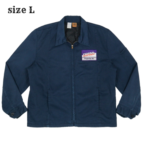 Vintage 80s Big Ben USA FedEx Uniform Work Jacket Size L