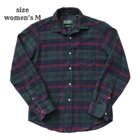 Gitman Bros USA Flannel Shirt for Women Size M