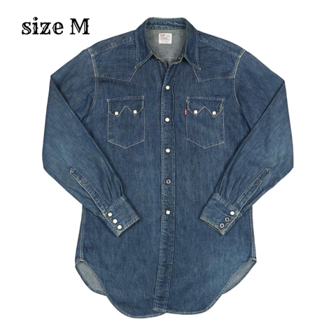 90s LEVI’S USA Short-horn Western Shirt Size M