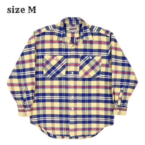90s Wrangler Japan Flannel Work Shirt Size M