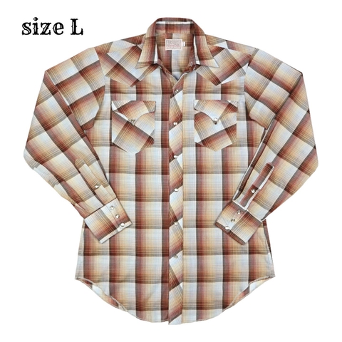 Vintage H Bar C Western Shirt Size L