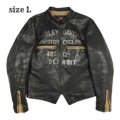 Harley Davidson Leather Jacket Size L