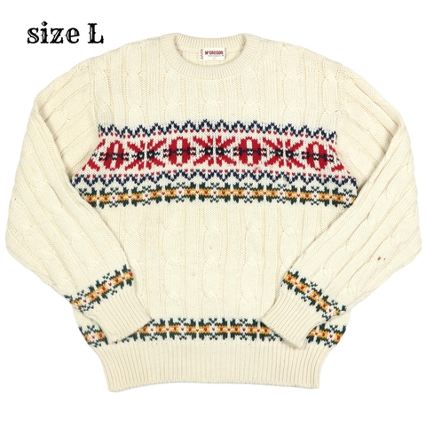 McGregor Japan Wool Sweat Shirt Size L