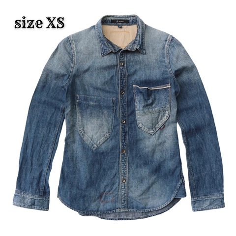 Johnbull Selvedge Denim Shirt Size XS