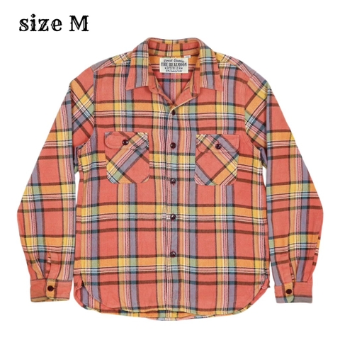 Realmoon Japan Heavy Flannel Work Shirt Size M