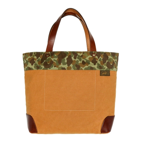 grips Japan Canvas Leather Tote Bag