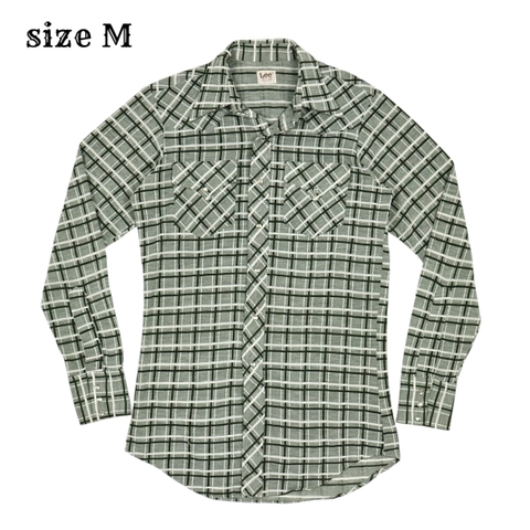 Vintage 80s Lee Made in USA Western Shirt Size M