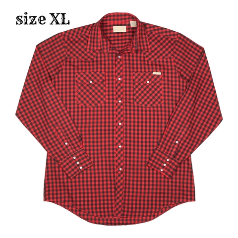 Vintage Roebucks by Sears Western Shirt Size XL