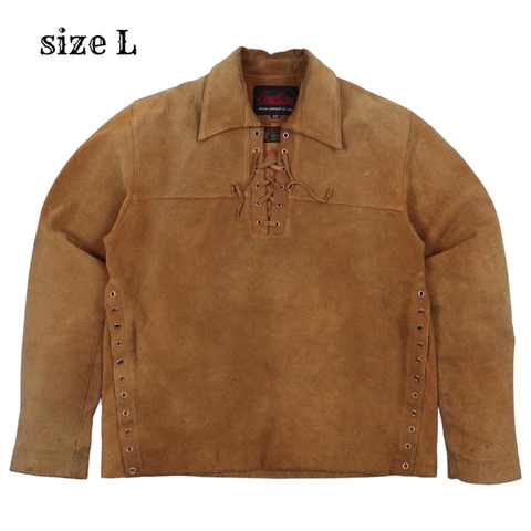 Indian Motorcycle Suede Pull-over Jacket Size L