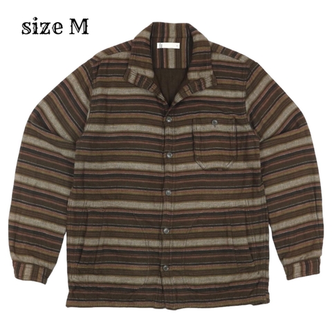 Global Work Heavy Flannel Overshirt Size M