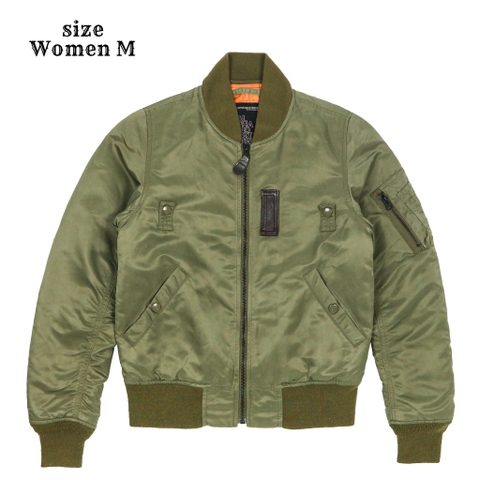 Alpha Industries Bomber Jacket Women Size M