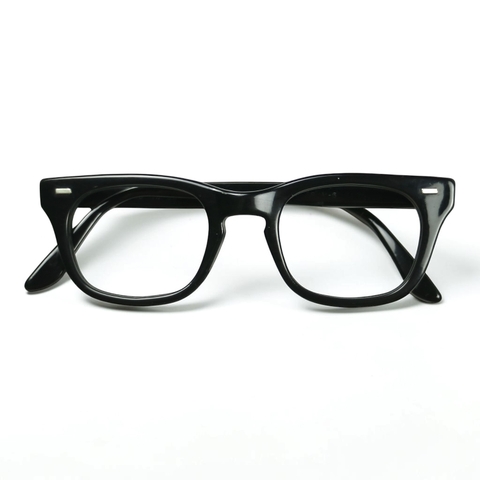 70s U.S. Military Issue Glasses ‘USS’ Frame - Black [48-22]