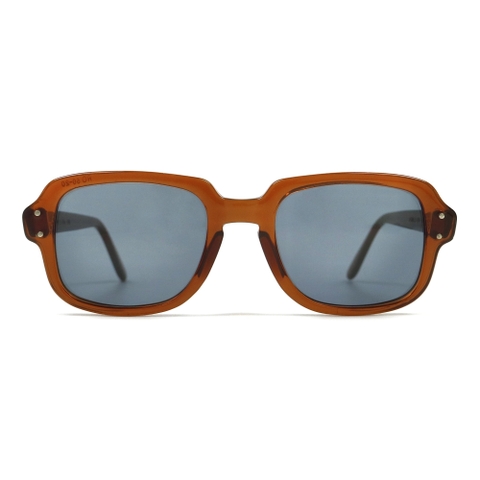 80s U.S. Military Issue Glasses Brown - Grey Lens [50-20]