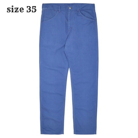 Engineered Garments Blue Herringbone Work Pants Size L / W35
