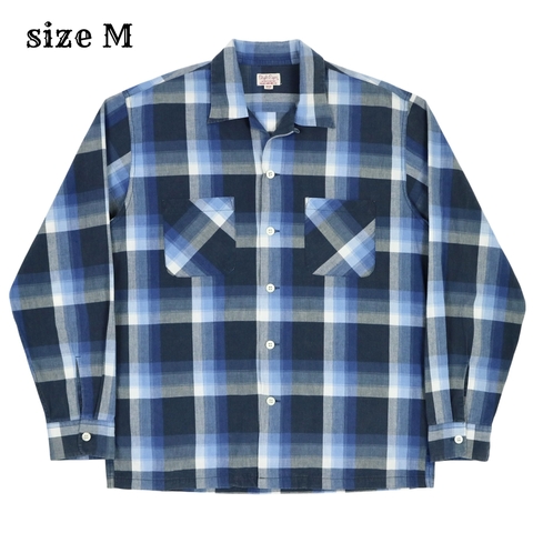 Style Eyes Open-collar Sport Shirt Size M
