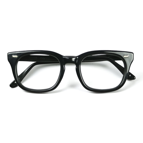 70s U.S. Military Issue Glasses ‘USS’ Frame - Black [50-20]