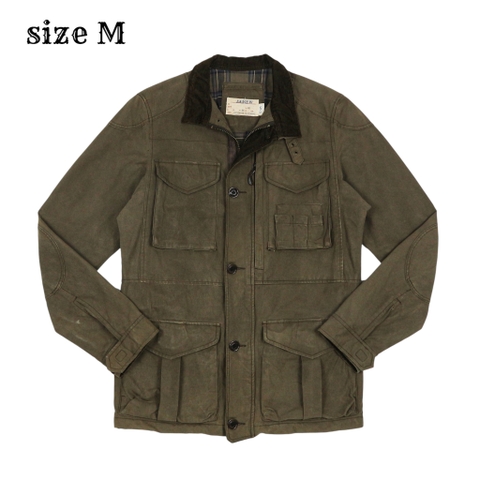 J.Crew British Millerain Waxed Cotton Field Jacket Size M