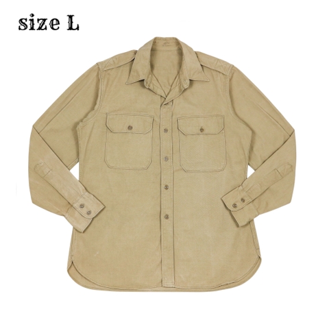 Vintage 50s U.S. Army Uniform Shirt Size L