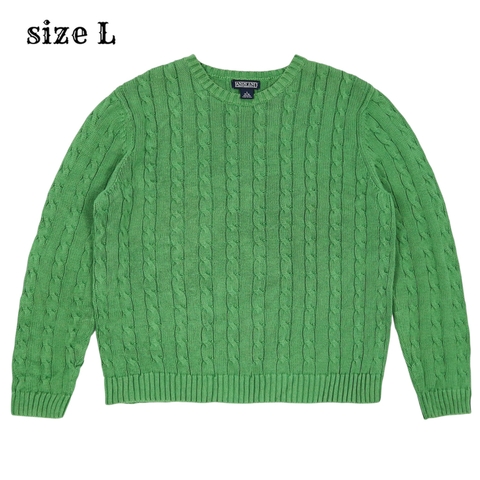 Vintage Lands' End USA Cotton Knitted Sweatshirt Size L