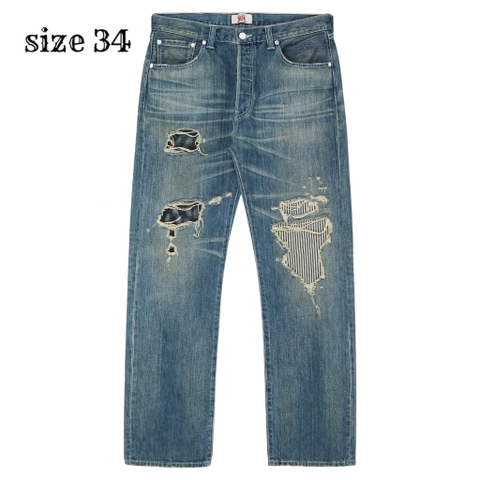 00s Levi's 501 Distressed Denim Jeans Size 34
