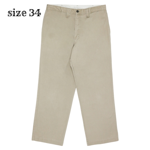 Dickies LP310 Cotton Khaki Work Pants Size 34