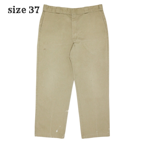 90s Dickies 874 Khaki Work Uniform Pants Size 37