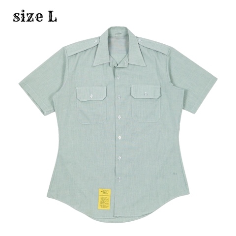 80s U.S. Army Short-sleeve Uniform Shirt Size L