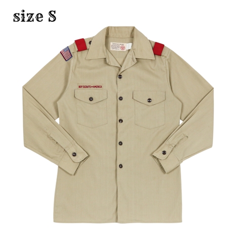 Vtg Boy Scouts of America Uniform Shirt Size S