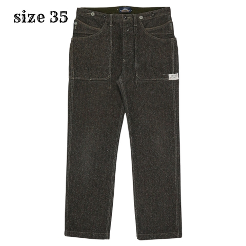 Avirex Brown Herringbone Utility Pants Size 35