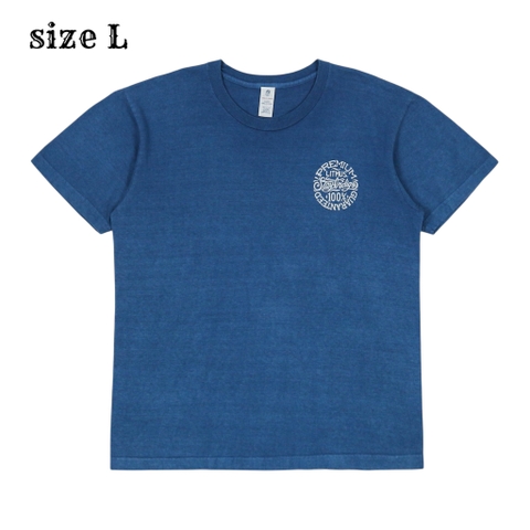 Litmus House Japan Light Indigo T-Shirt Size L