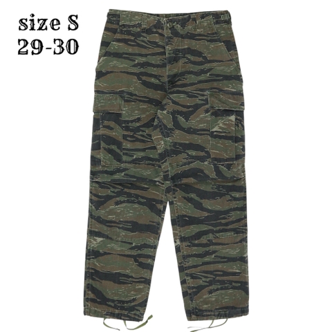 Vtg Vitin Garments Civilian Product Tiger Camo Combat Trousers Size S