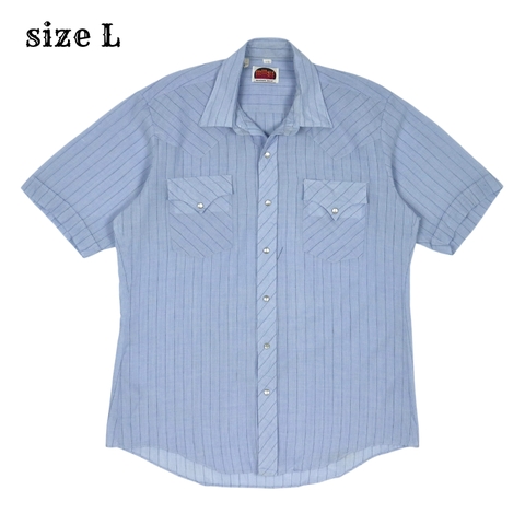 Vintage 70s Miller S/S Western Shirt Size L