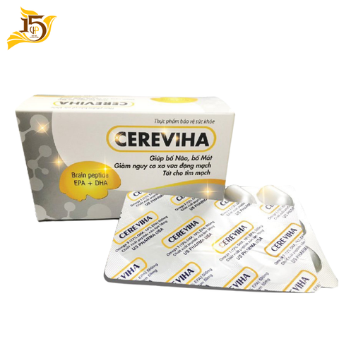 CEREVIHA - Giúp bổ Não, bổ Mắt, hỗ trợ tim mạch
