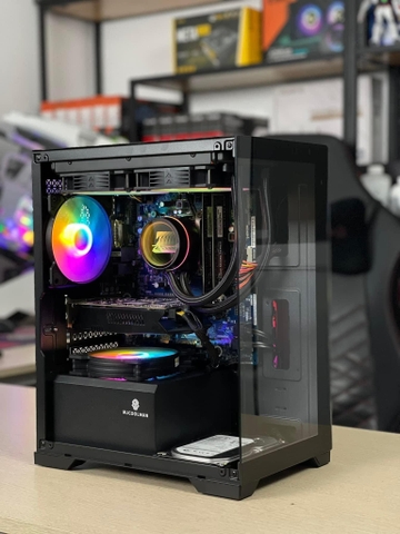 Vỏ Case Wjcoolman MATX 2 ( 2 Mặt Kính - Chưa Có Fan Led )