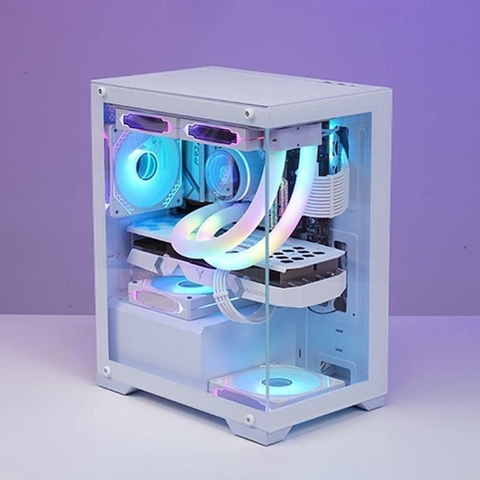 Vỏ Case Wjcoolman MATX 2 ( 2 Mặt Kính - Chưa Có Fan Led )