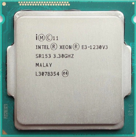 Bộ xử lý Intel® Xeon® E3-1230 v3 8M bộ nhớ đệm, 3,30 GHz