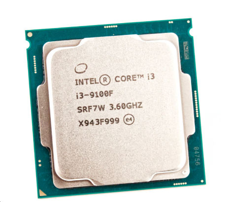 Bộ xử lý Intel® Core™ i3-9100F bộ nhớ đệm 6M, lên đến 4,20 GHz