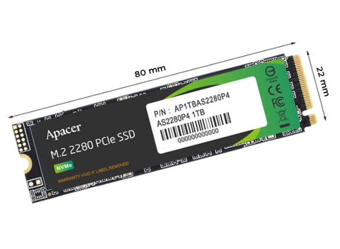 Ổ CỨNG SSD APACER AS2280P4 256GB PCIE NVME 3X4