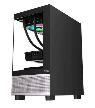 VỎ CASE MIK AETHER BLACK (MATX/MID TOWER/MÀU ĐEN)