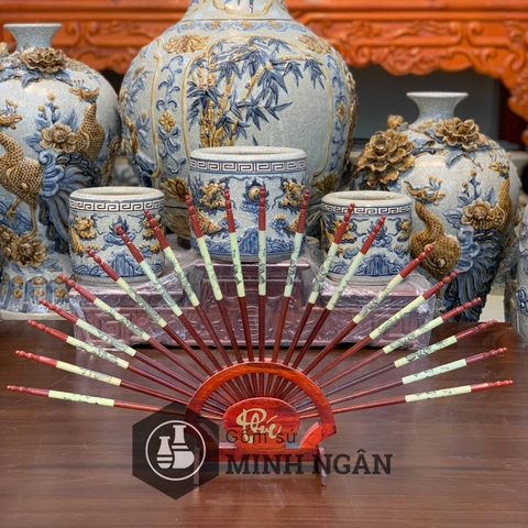 bộ đũa thờ gỗ