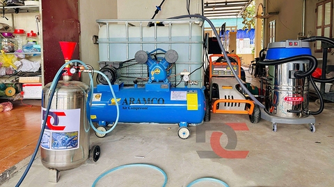 Bộ thiết bị rửa xe cơ bản hơn 30 triệu đồng - Văn Giang, Hưng Yên