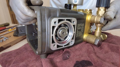 [Sửa máy rửa xe] Bi cơ, bi đũa đầu trục máy rửa xe - Kiểm tra và thay thế