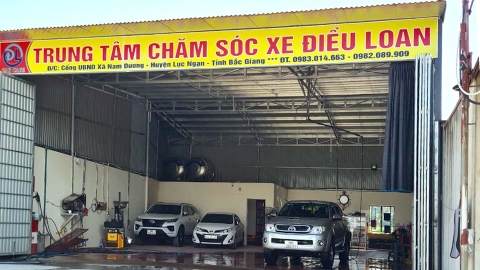 Trung tâm chăm sóc xe, làm lốp Điều Loan - Lục Ngạn, Bắc Giang