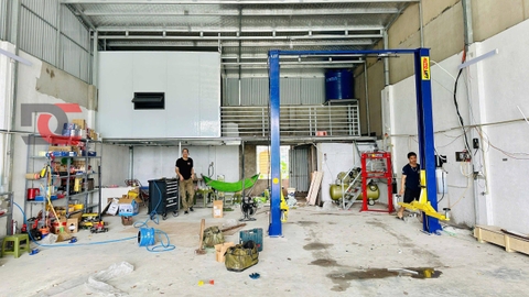 Lắp đặt Gara ô tô sửa chữa tại Thuận Thành, Bắc Ninh