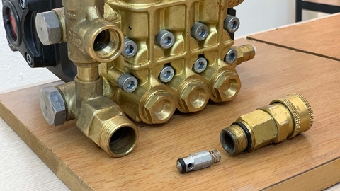 [Sửa máy rửa xe] Kiểm tra van điều áp đầu ra máy rửa xe áp lực cao